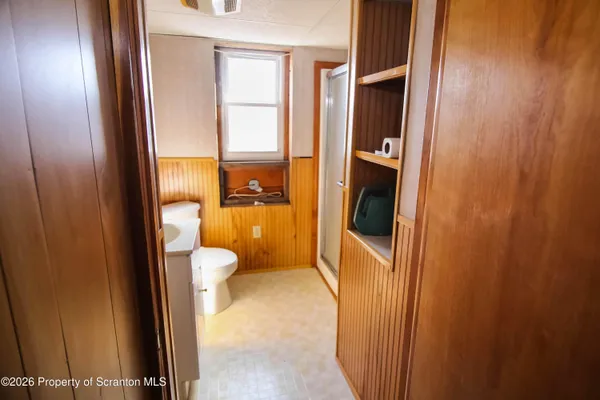 wooden floor in a gallery