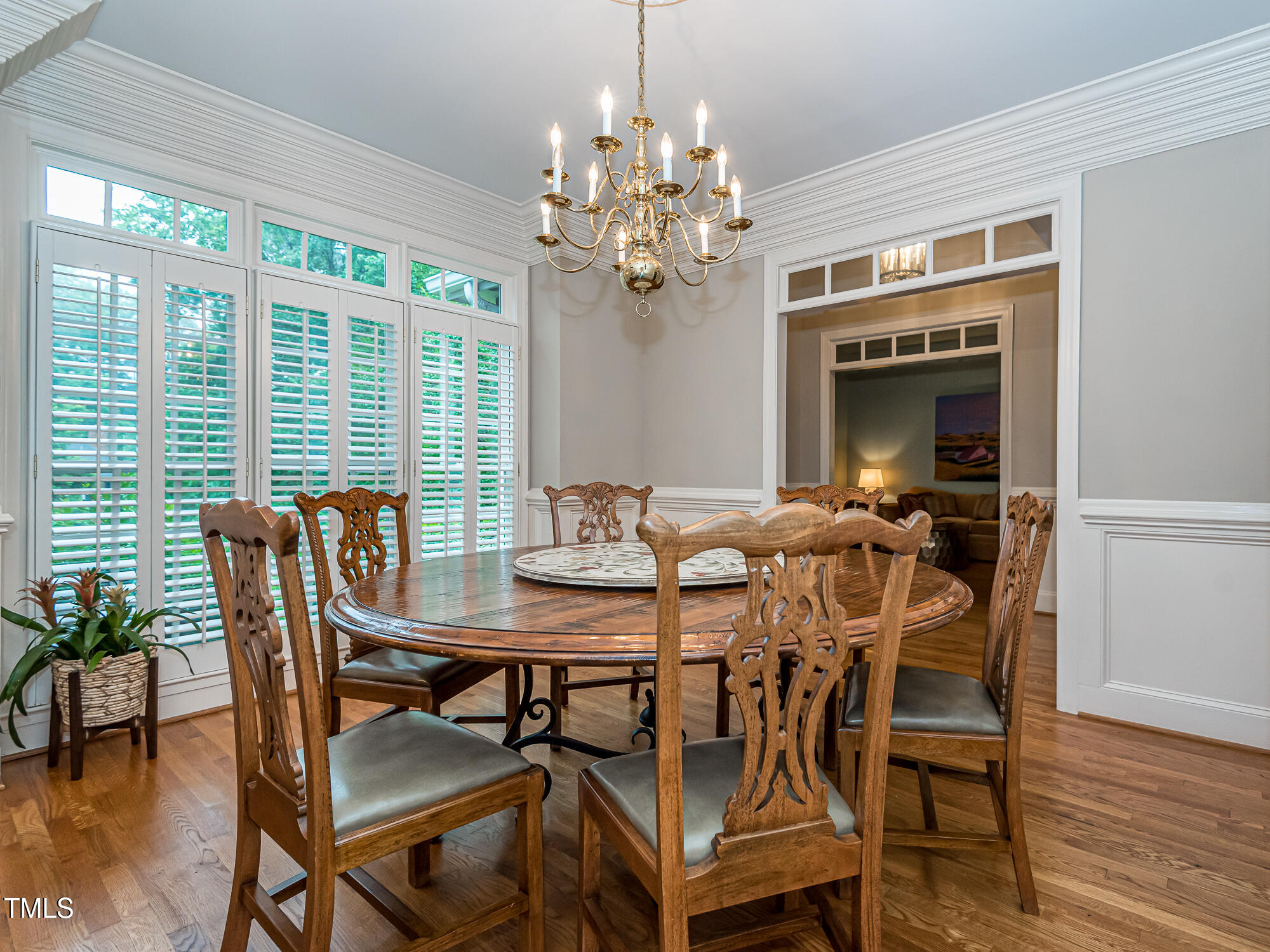 5401 Fire Pink Way Raleigh, NC 27613 - Photo 7 of 50 Transom windows, wainscoting, custom molding