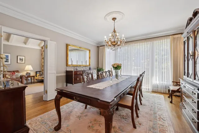 a view of a livingroom with furniture and a fireplace