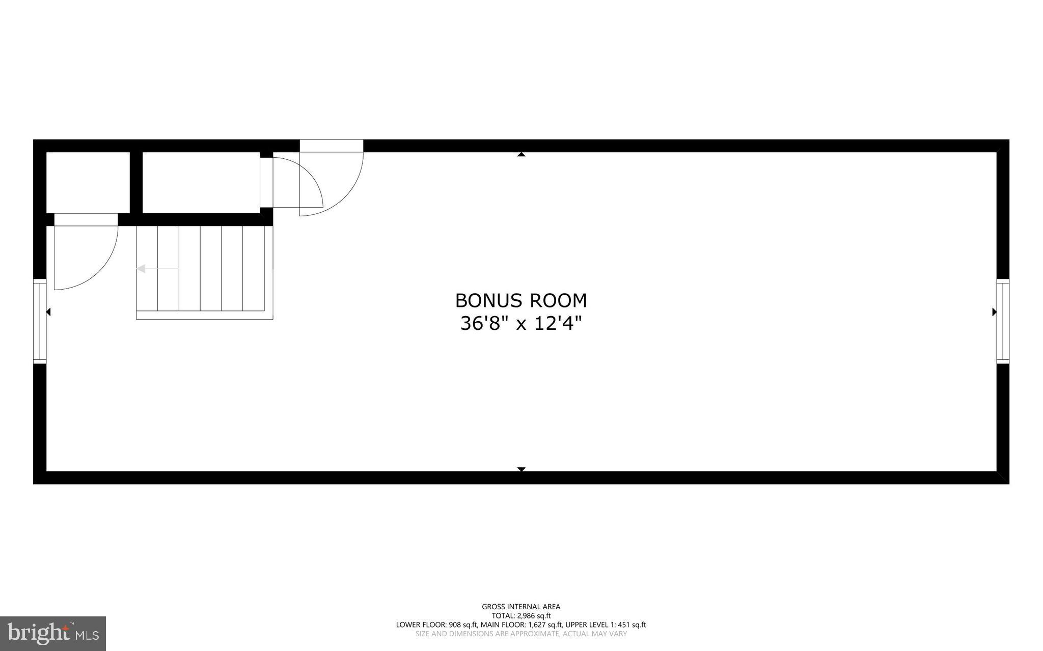 3737 East Joppa Road Nottingham, MD 21236 - Photo 31 of 32 Upper level floor plan