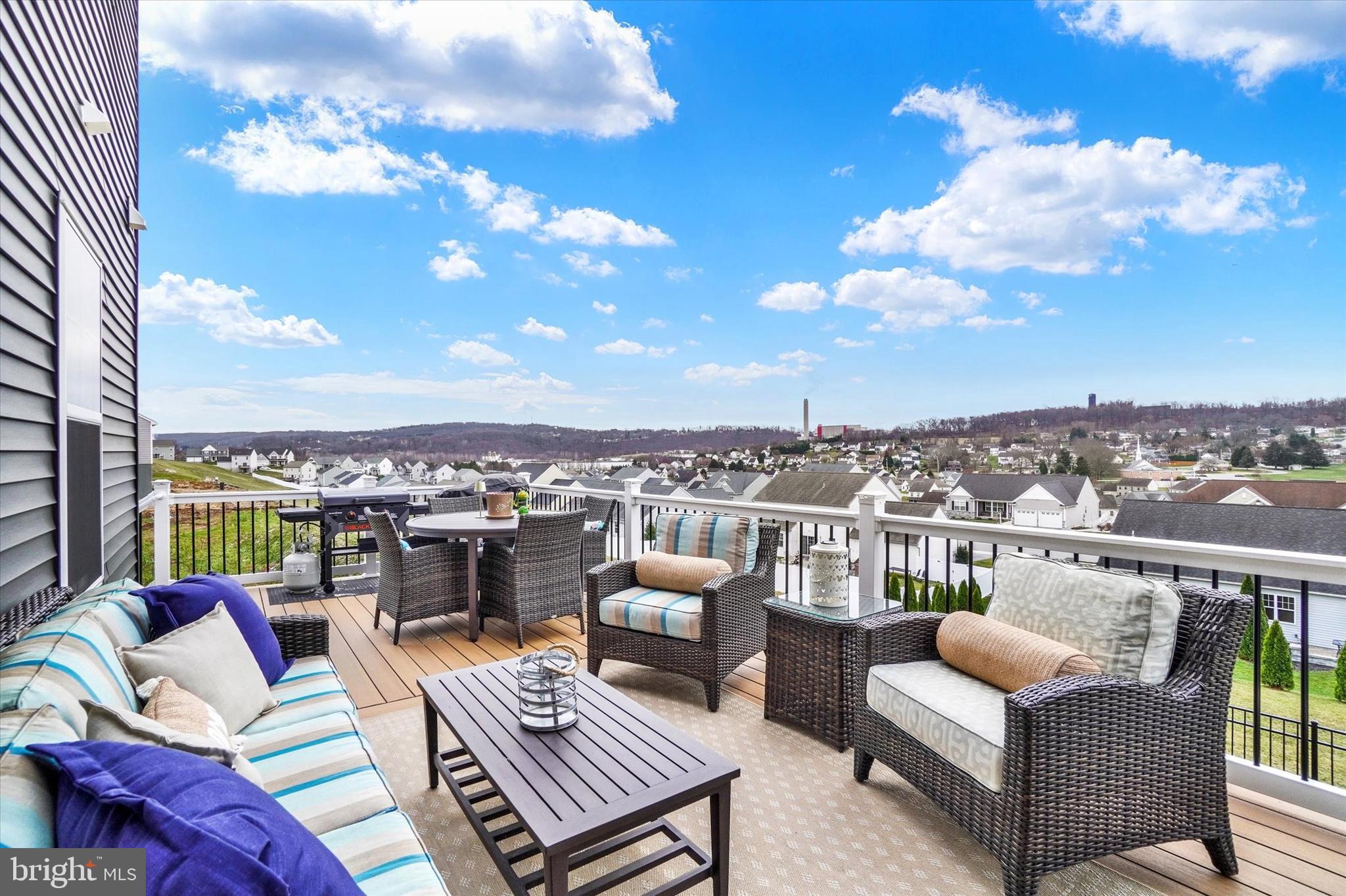 422 Springhouse Lane York, PA 17406 - Photo 19 of 54 Maintenance Free Deck off the Kitchen