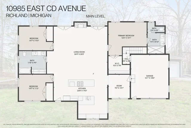 $417,000 | 10985 East CD Avenue, Richland, MI 49083