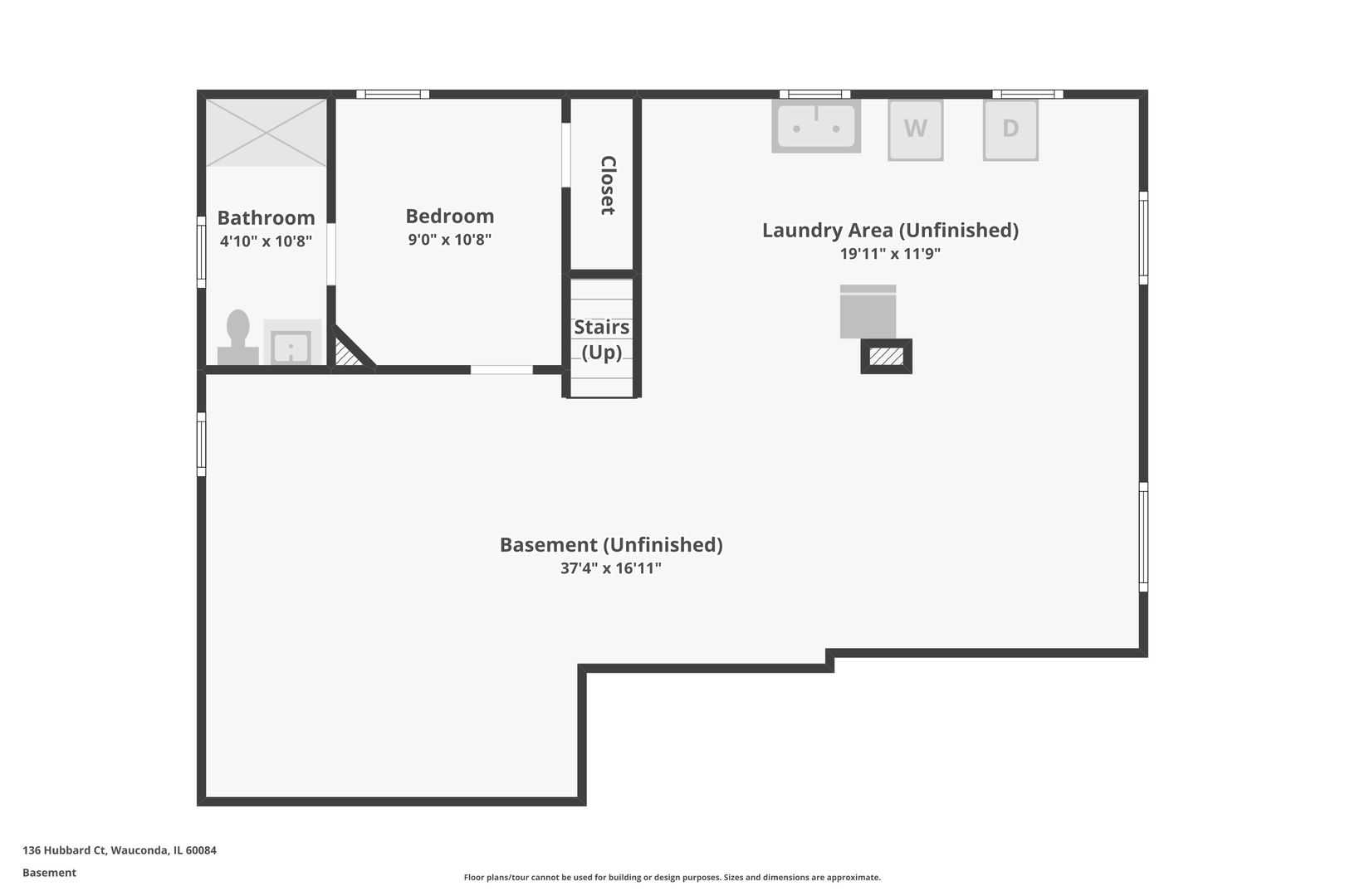 136 Hubbard Court Wauconda, IL 60084 - Photo 33 of 35 a picture of a book and a bed