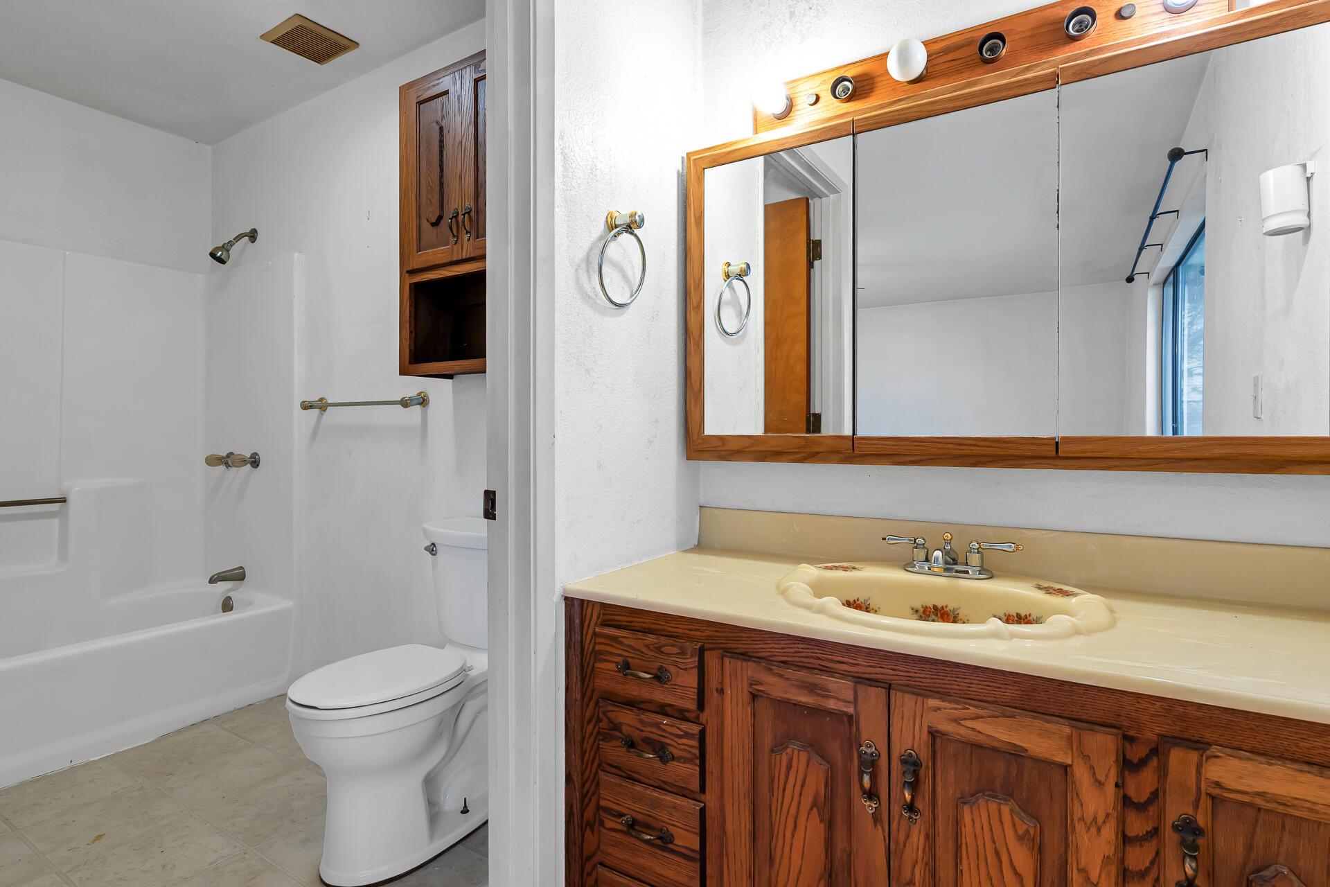 240 D Street Tehama, CA 96090 - Photo 18 of 41 a bathroom with a sink a toilet and shower