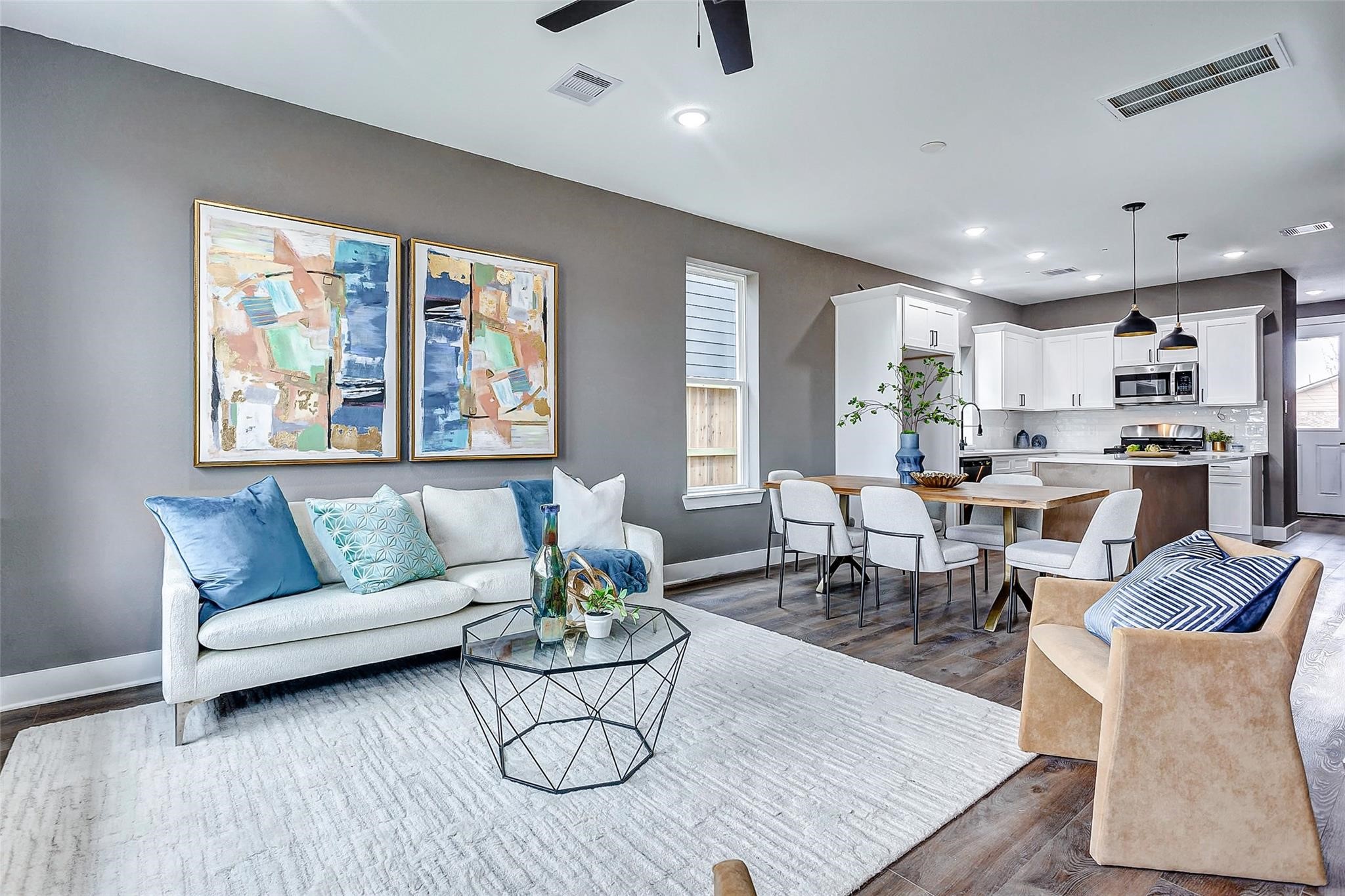8008 Sunbury Street Houston, TX 77028 - Photo 20 of 45 a living room with furniture and a large window
