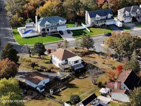 a view of a lake with a mountain in the background