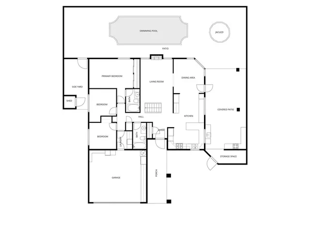 a picture of a bathroom with a shower