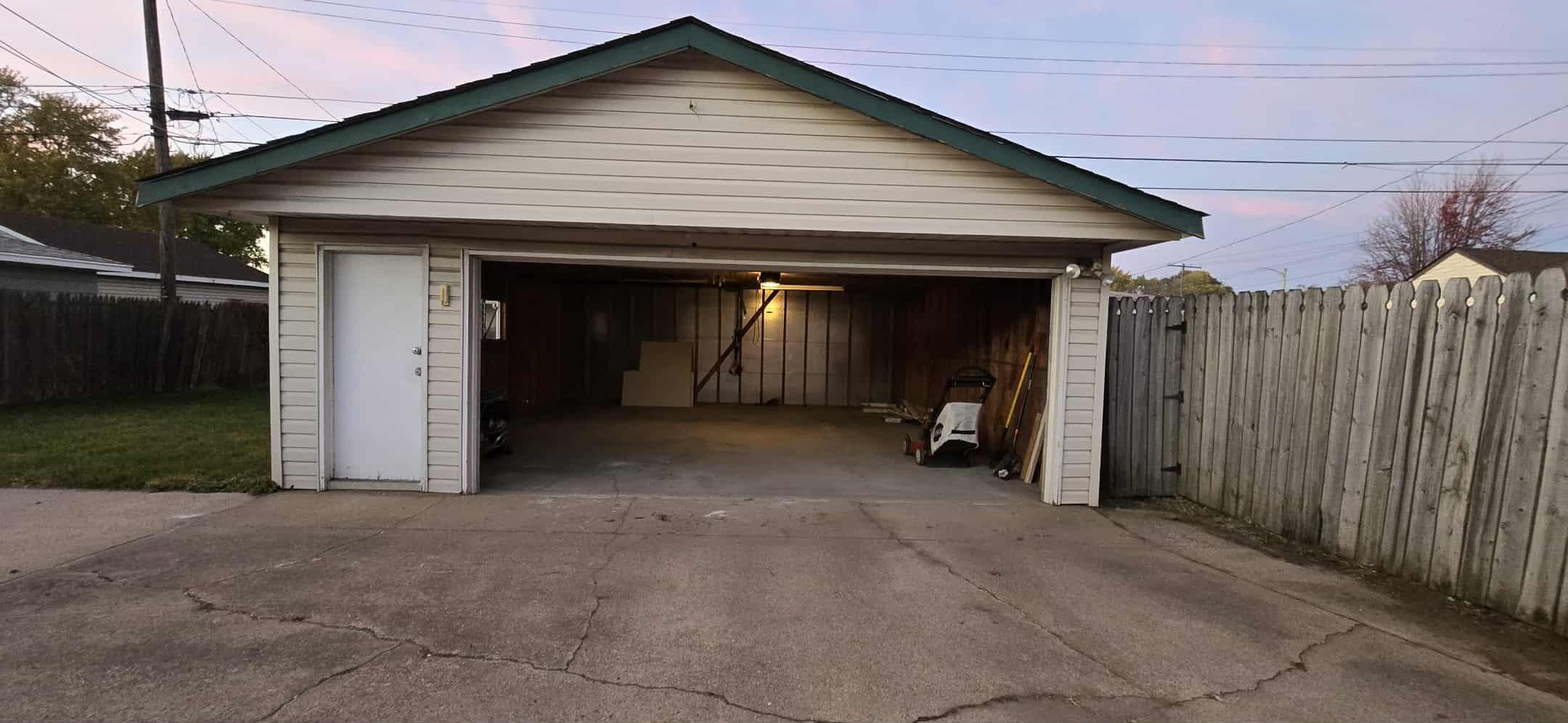 3339 176th Place Hammond, IN 46323 - Photo 13 of 16 a view of a house with wooden walls