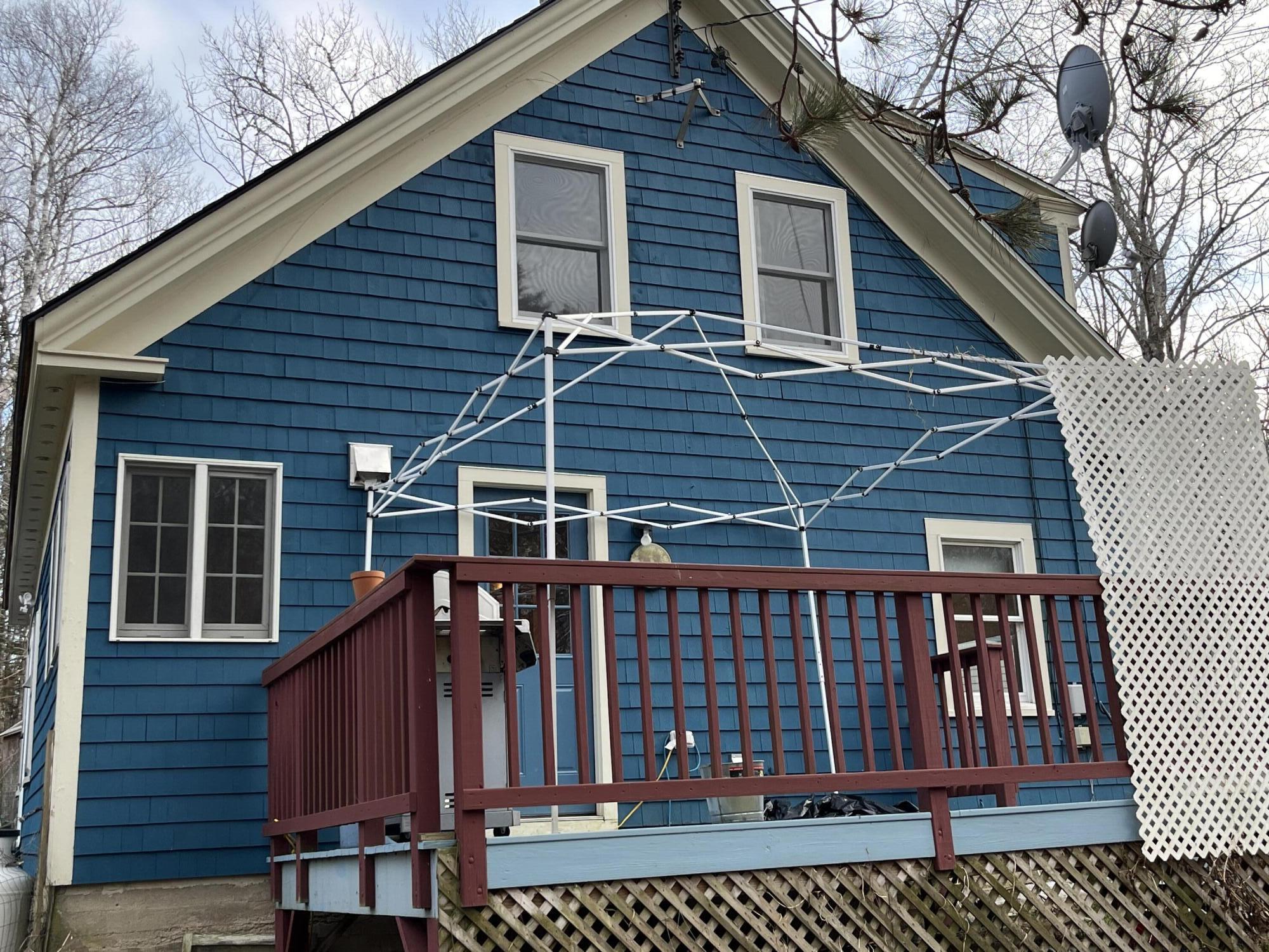 1009 Cape Rosier Road Brooksville, ME 04642 - Photo 31 of 34 1009 Exterior Deck Side