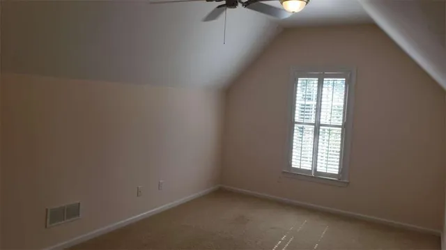 a view of small space with racks on the wall