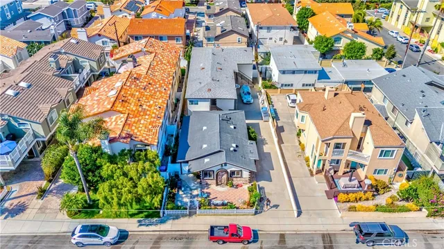 an aerial view of residential building