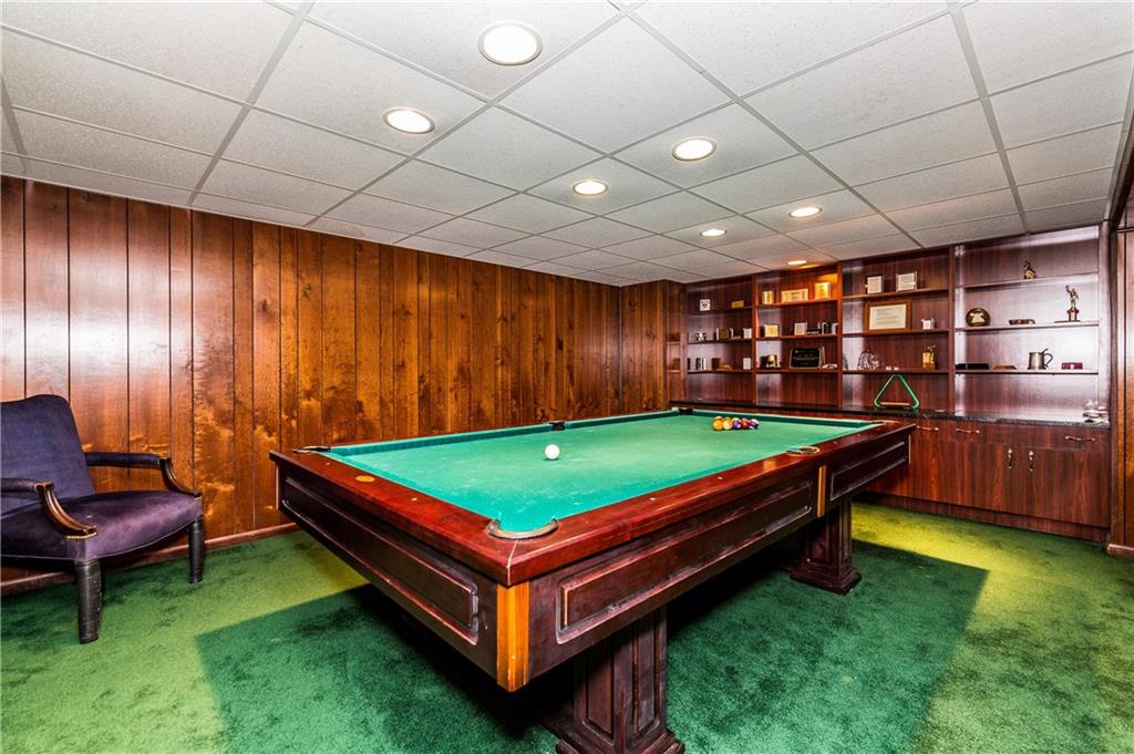 1624 Powers Run Road Pittsburgh, PA 15238 - Photo 11 of 25 POOL ROOM 20X14: RECESSED LIGHTS AND BEAUTIFUL WOOD PANELING MAKES FOR A GREAT BILLIARD ROOM OR ANY OTHER GAME AREA.