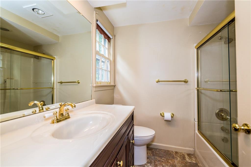 1624 Powers Run Road Pittsburgh, PA 15238 - Photo 20 of 25 MASTER BATHROOM: Update with tub enclosure and glass doors. Linen closet in bathroom along with two more linen closets in the master bedroom.