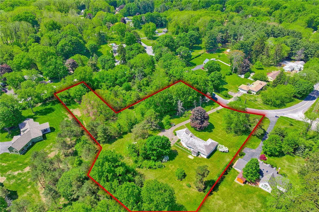 492 Drumm Road Webster, NY 14580 - Photo 2 of 48 AERIAL VIEW - FRONTAGE ON HERMAN RD & DRUMM RD.