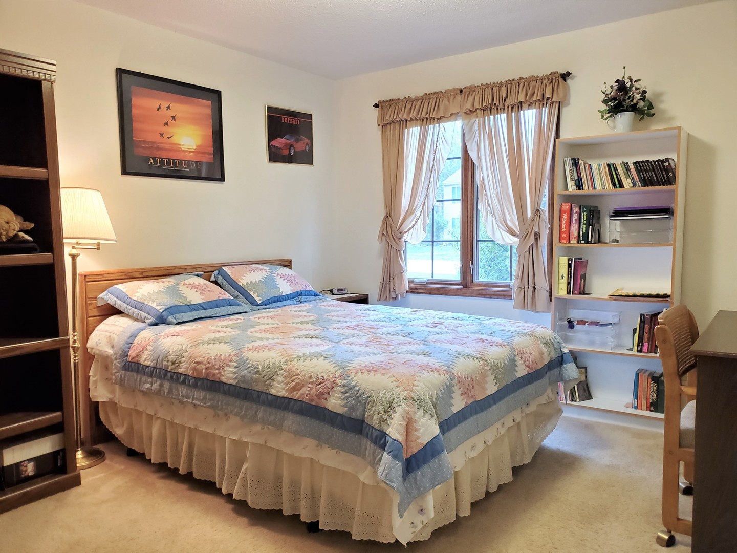 1013 Galen Drive Champaign, IL 61821 - Photo 46 of 68 a bedroom with a bed and a window