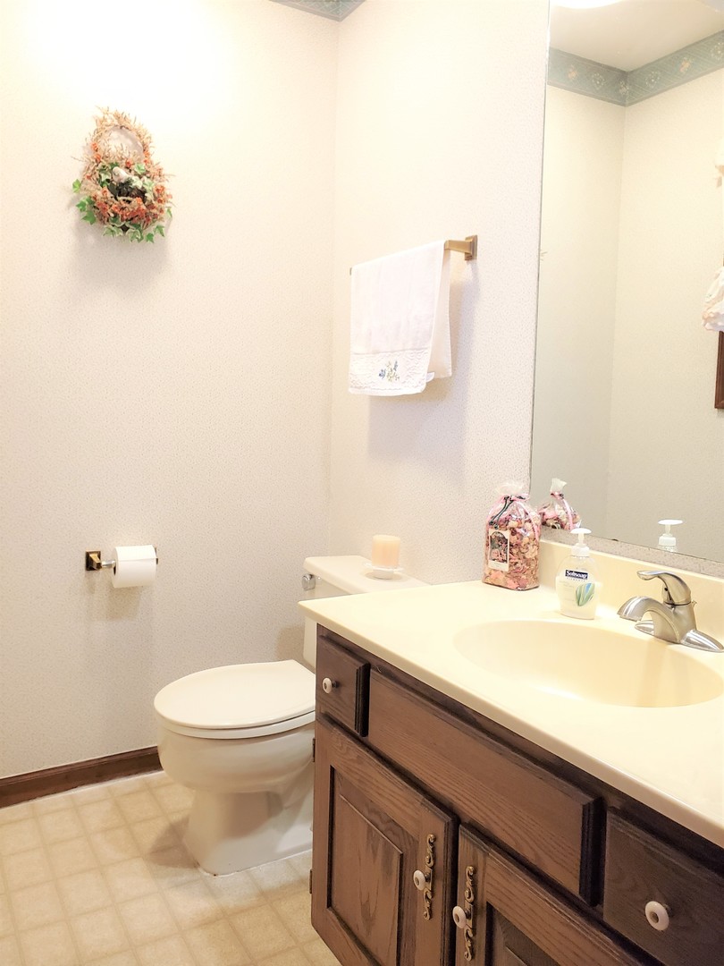 1013 Galen Drive Champaign, IL 61821 - Photo 47 of 68 a bathroom with a sink mirror and toilet