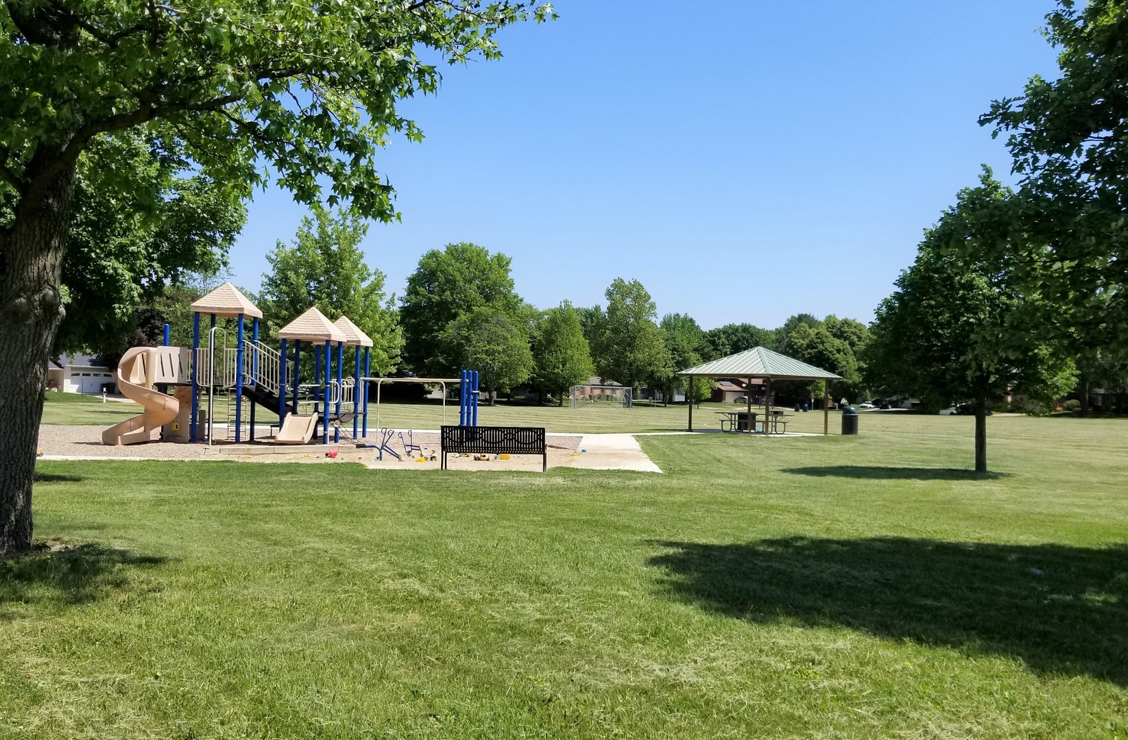 1013 Galen Drive Champaign, IL 61821 - Photo 64 of 68 a view of a swimming pool with a garden