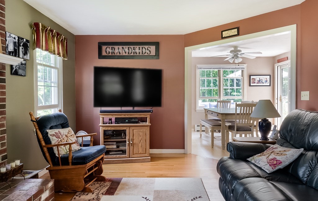 8 10 Rod Road Rutland, MA 01543 - Photo 11 of 32 a living room with furniture and a flat screen tv
