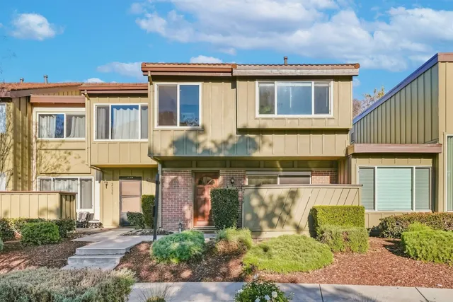 a front view of a building