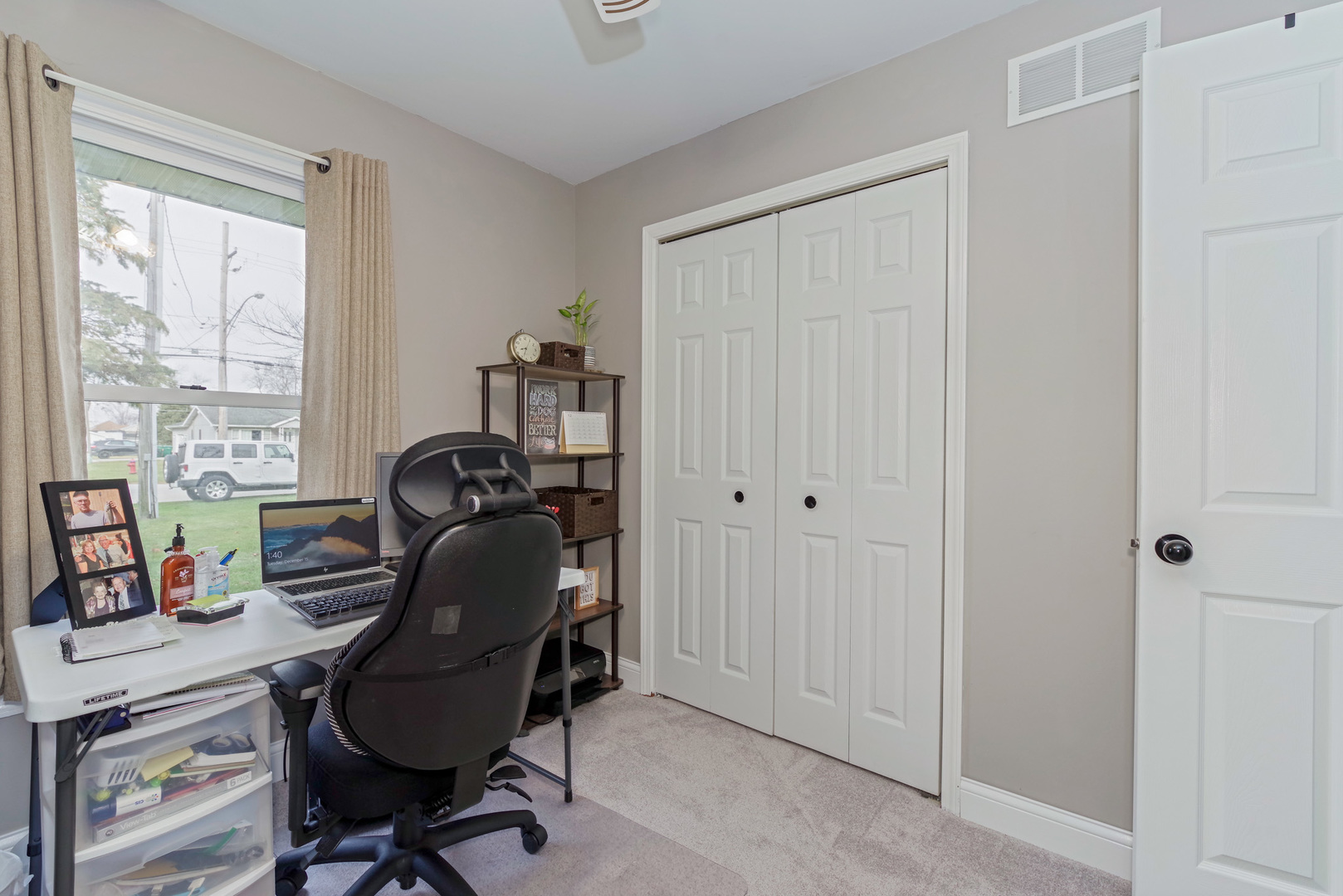 319 West Cermak Road Braidwood, IL 60408 - Photo 22 of 32 a view of a workspace with furniture and a window