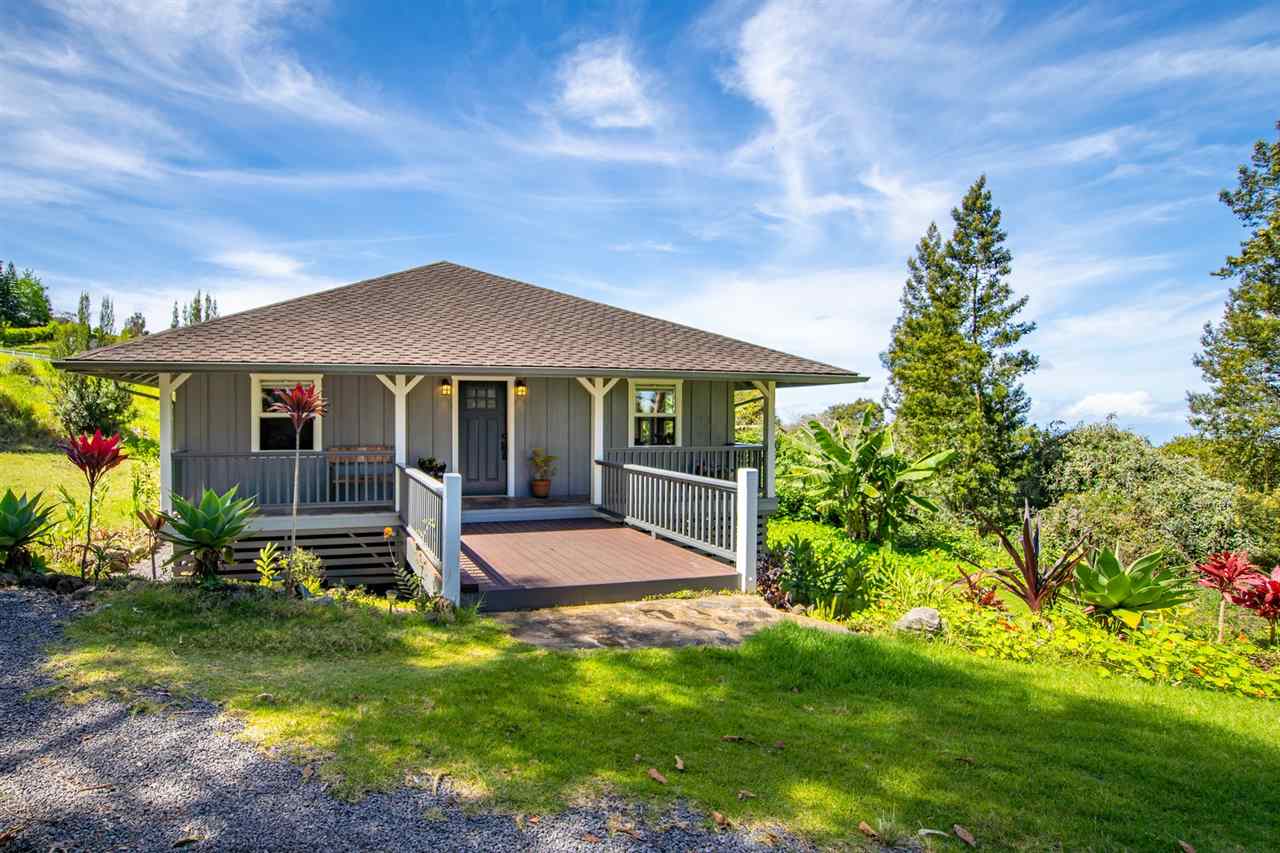 180 Waiakoa Road Kula, HI 96790 - Photo 2 of 27 a front view of a house with garden