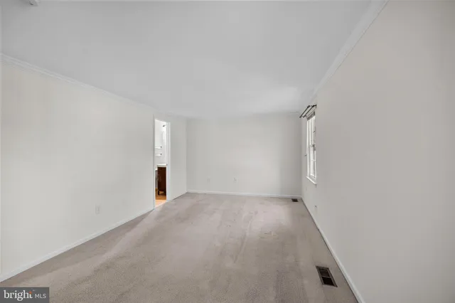 a view of empty room