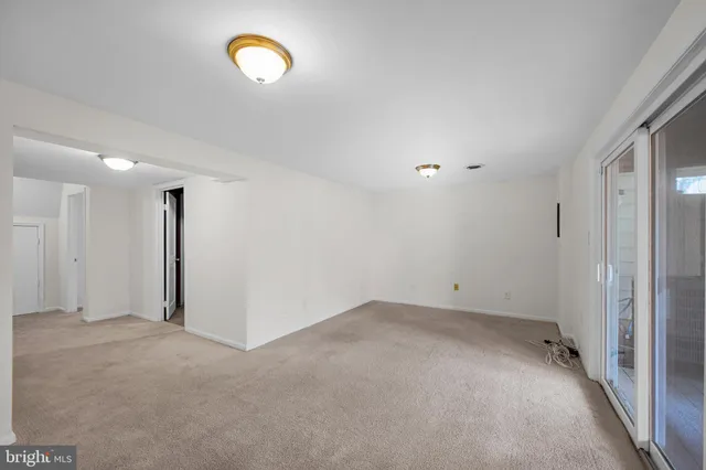 a view of an empty room