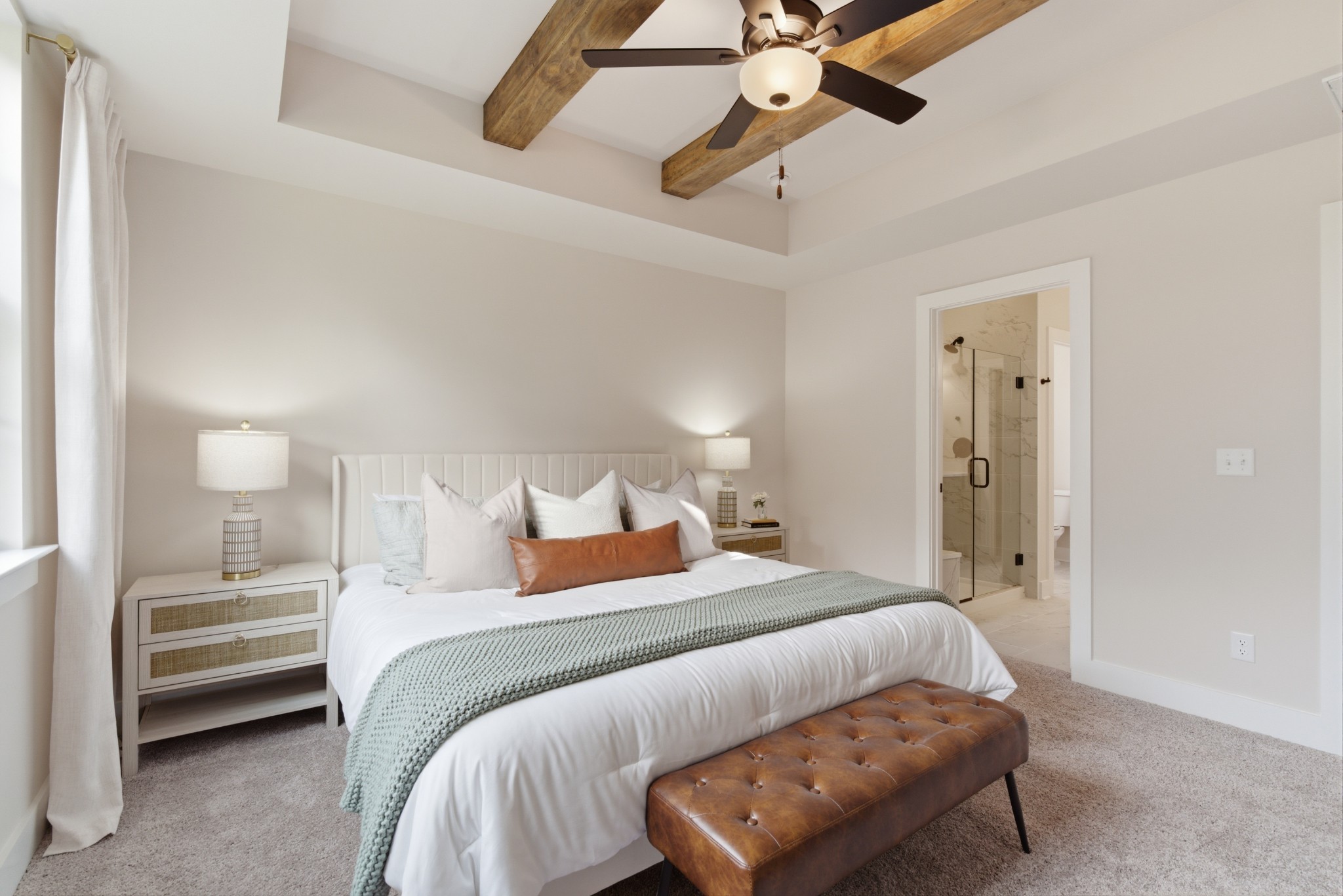 1809 Flatwaters Street Spring Hill, TN 37174 - Photo 17 of 27 a bedroom with a bed and a couch