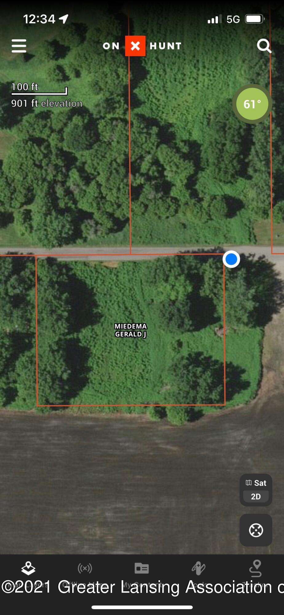 4693 Curtice Road Mason, MI 48854 - Photo 4 of 10 Lot on south side of road