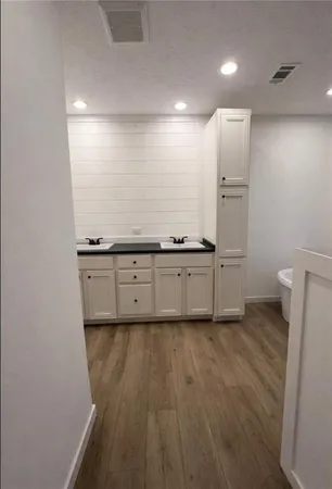 a view of an outdoor space and trees