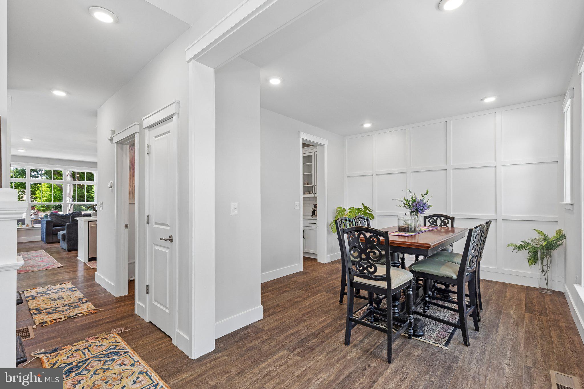122 North Providence Road Media, PA 19063 - Photo 9 of 47 Dining Room, leading to living room and kitchen