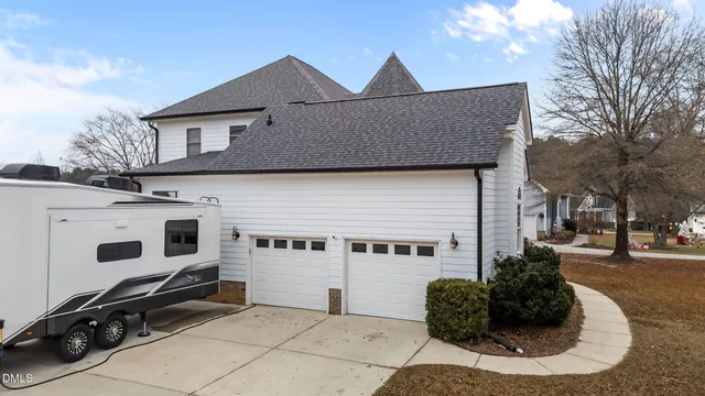 front view of a house with a small porch