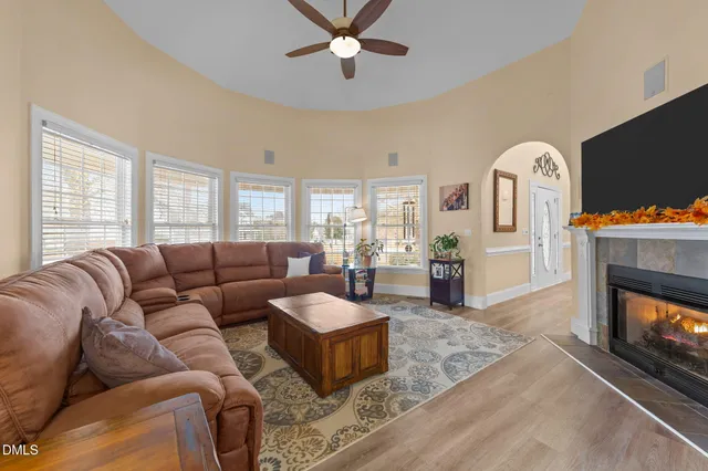 front view of a house with a porch