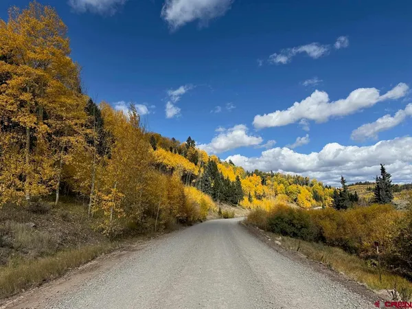 a view of an outdoor space and mountain view