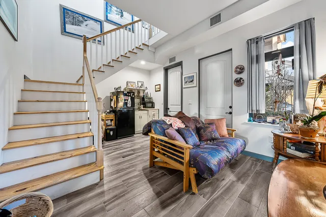 a view of an indoor swimming pool