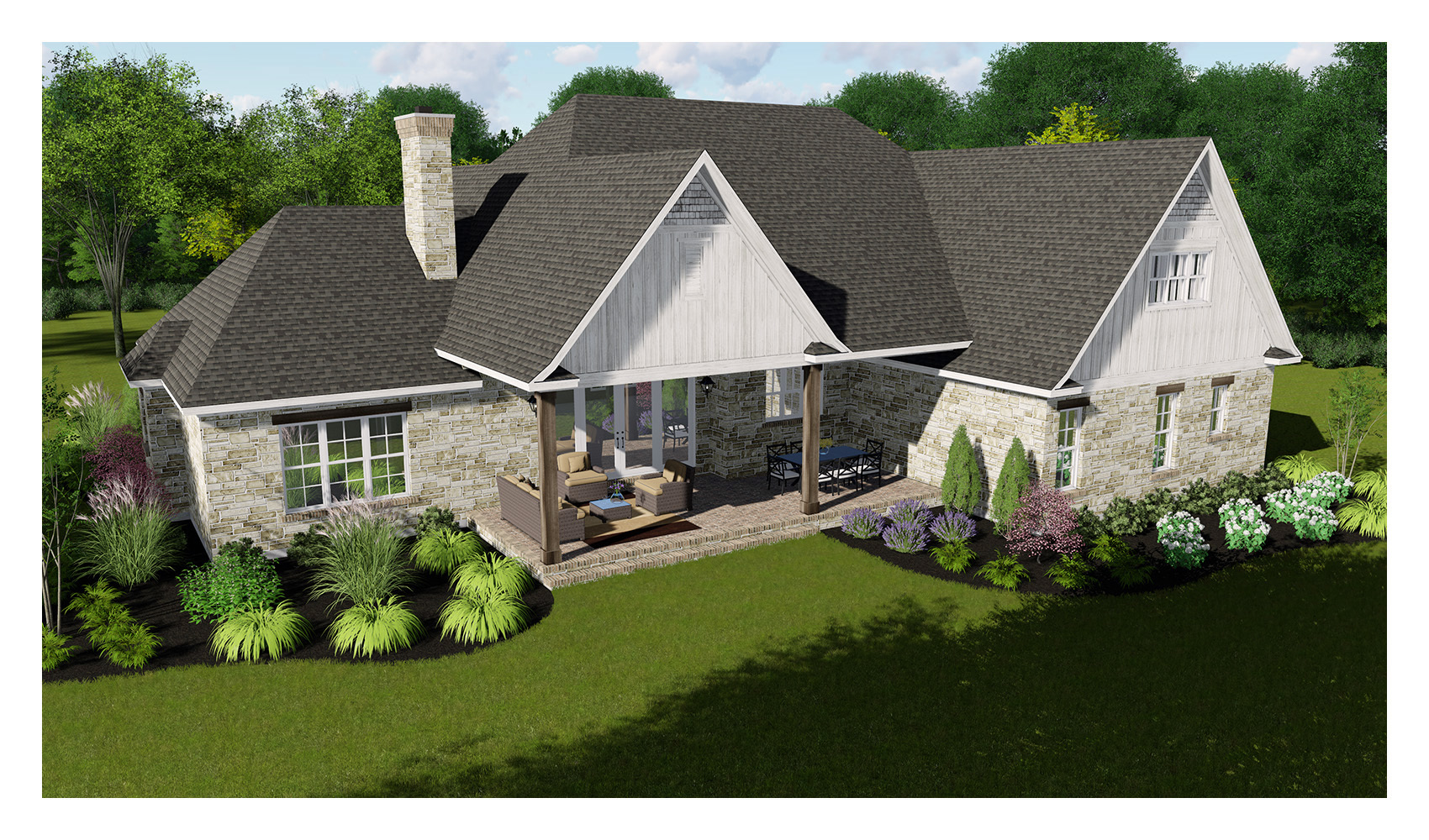 650 Sanders Road Northbrook, IL 60062 - Photo 2 of 24 a aerial view of a house with garden