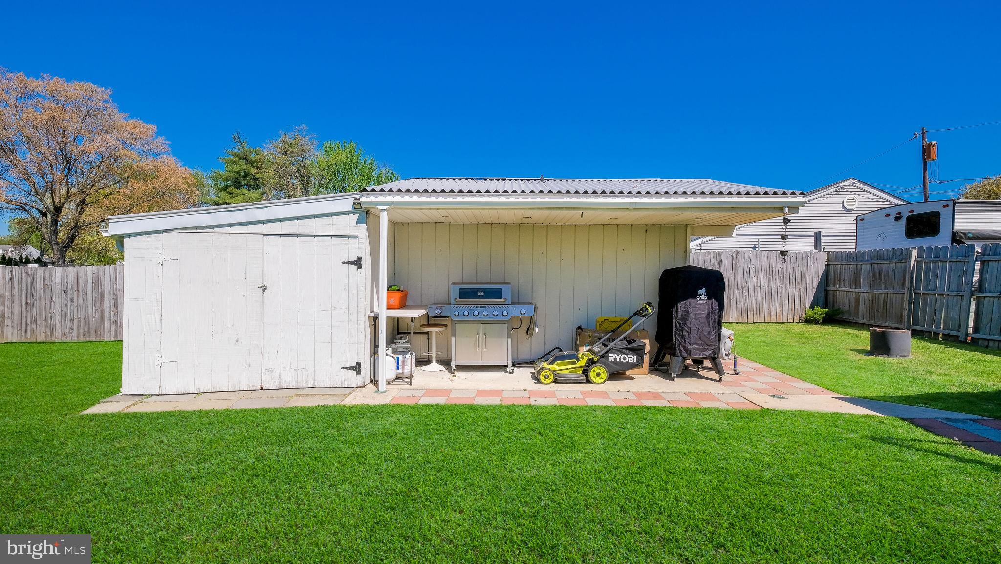2308 3rd Marcus Hook, PA 19061 - Photo 34 of 37 a view of a backyard with a slide
