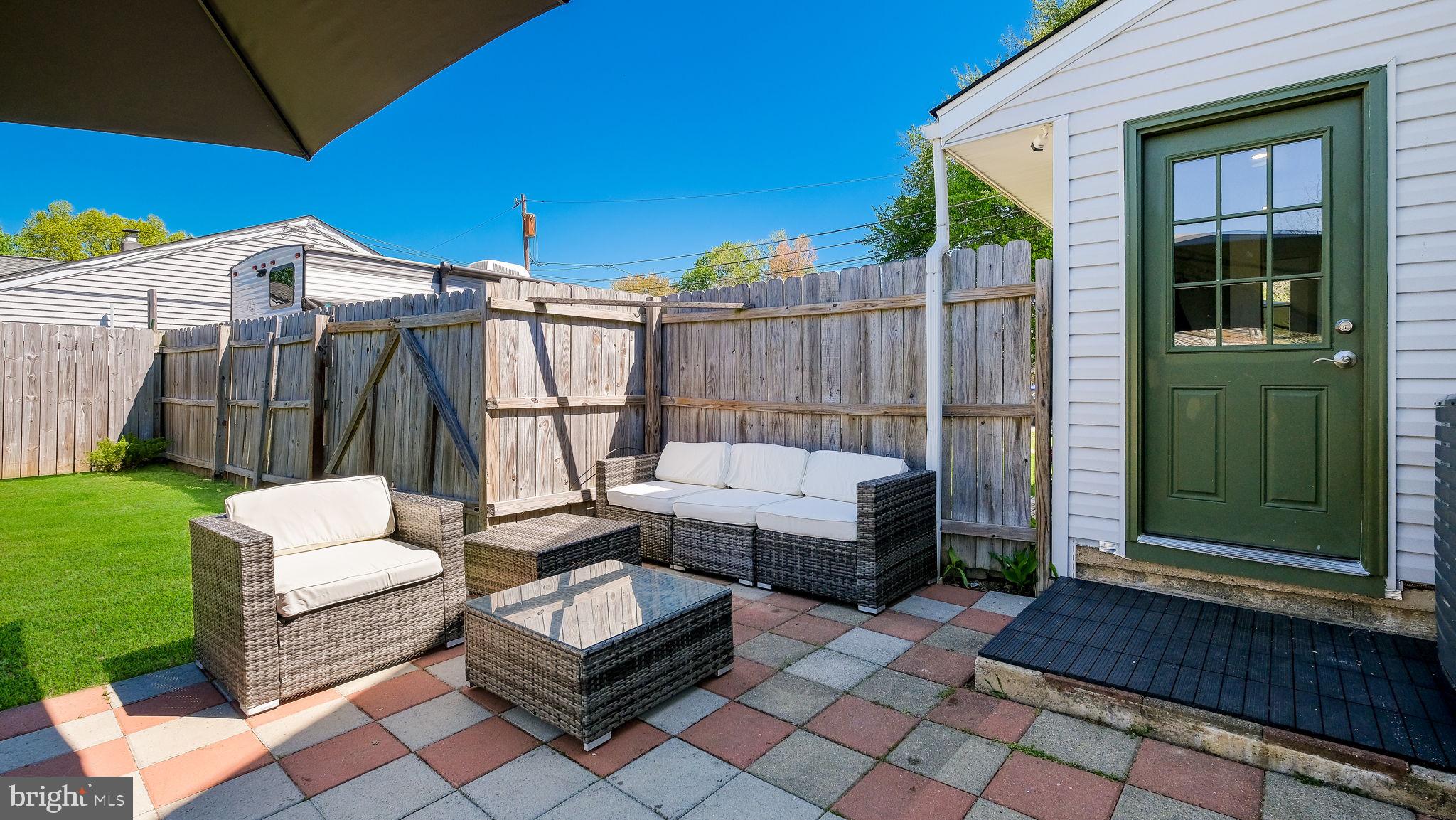2308 3rd Marcus Hook, PA 19061 - Photo 36 of 37 a balcony with furniture and a garden