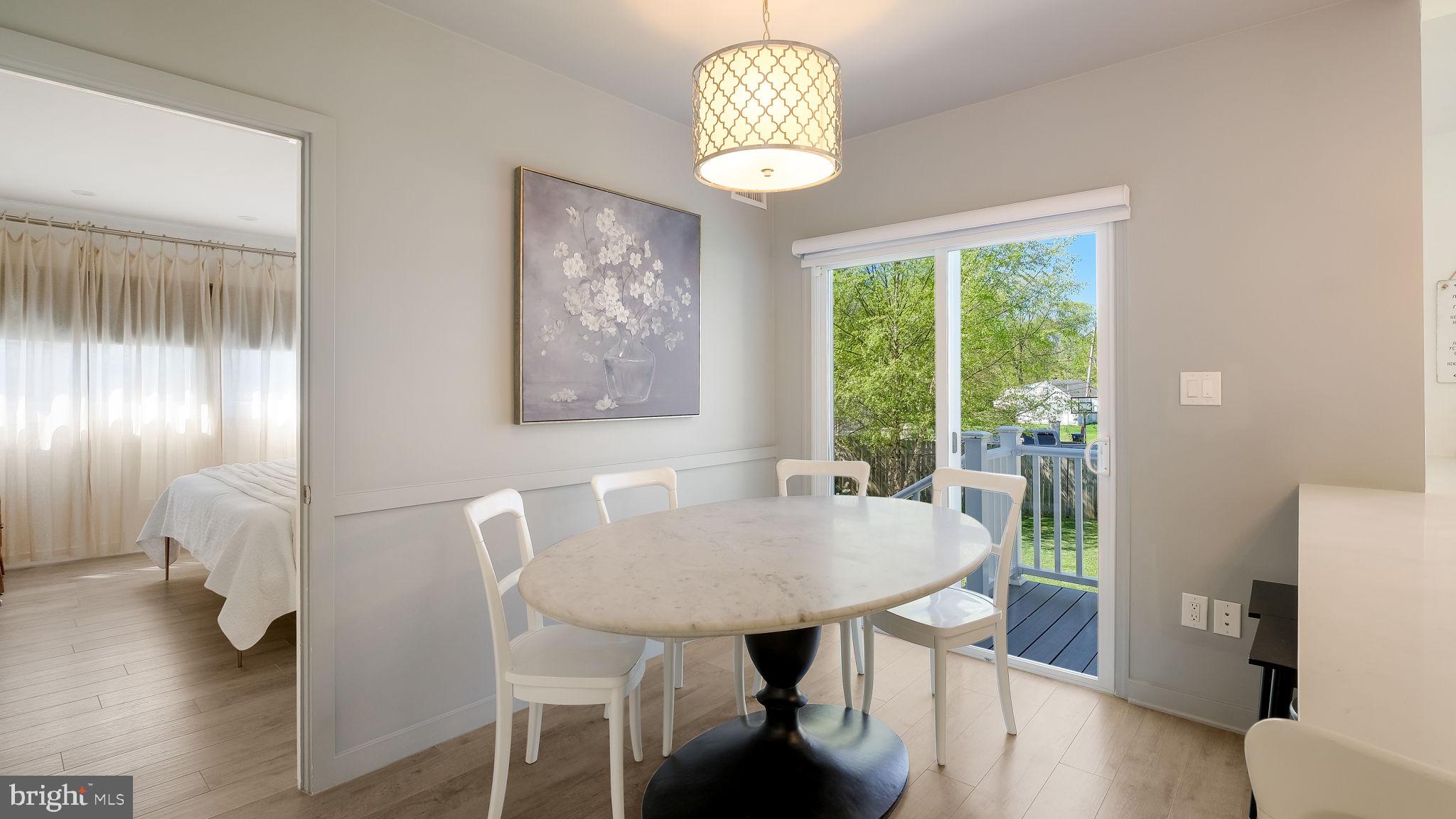2308 3rd Marcus Hook, PA 19061 - Photo 7 of 37 a view of a dining room with furniture window and wooden floor