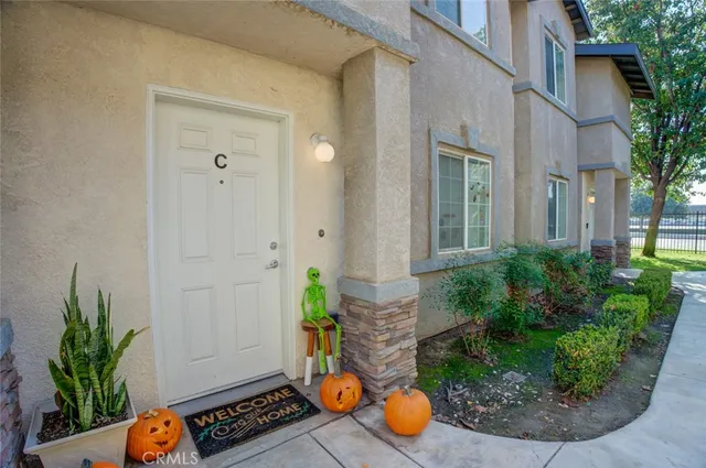 a view of yard from deck