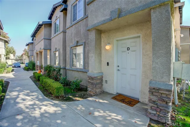 a view of a front door of house