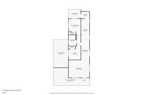 $550,000 | 1122 Gunter Street, Austin, TX 78702