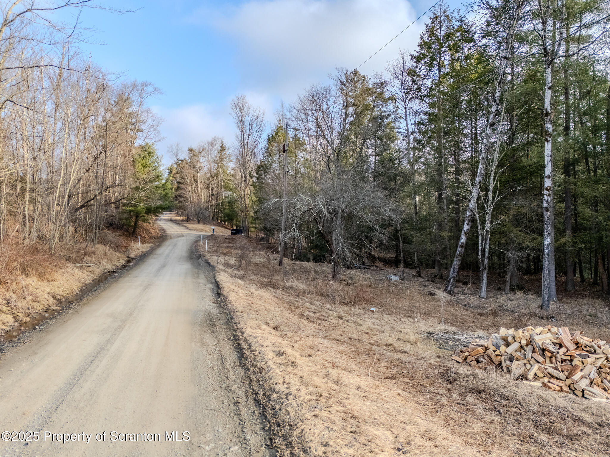 238 Blake Road Friendsville, PA 18818 - Photo 21 of 22 a view of a backyard with trees