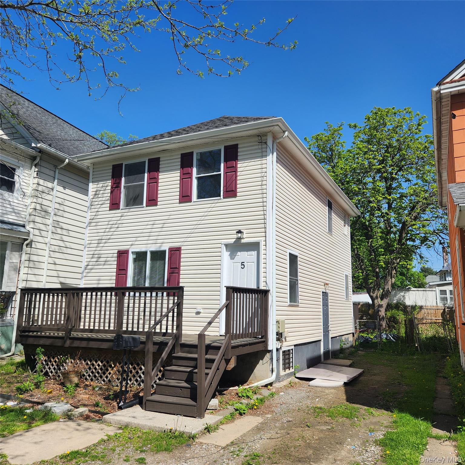 5 Morton Street Poughkeepsie, NY 12601 - Photo 3 of 23 a front view of a house with garden