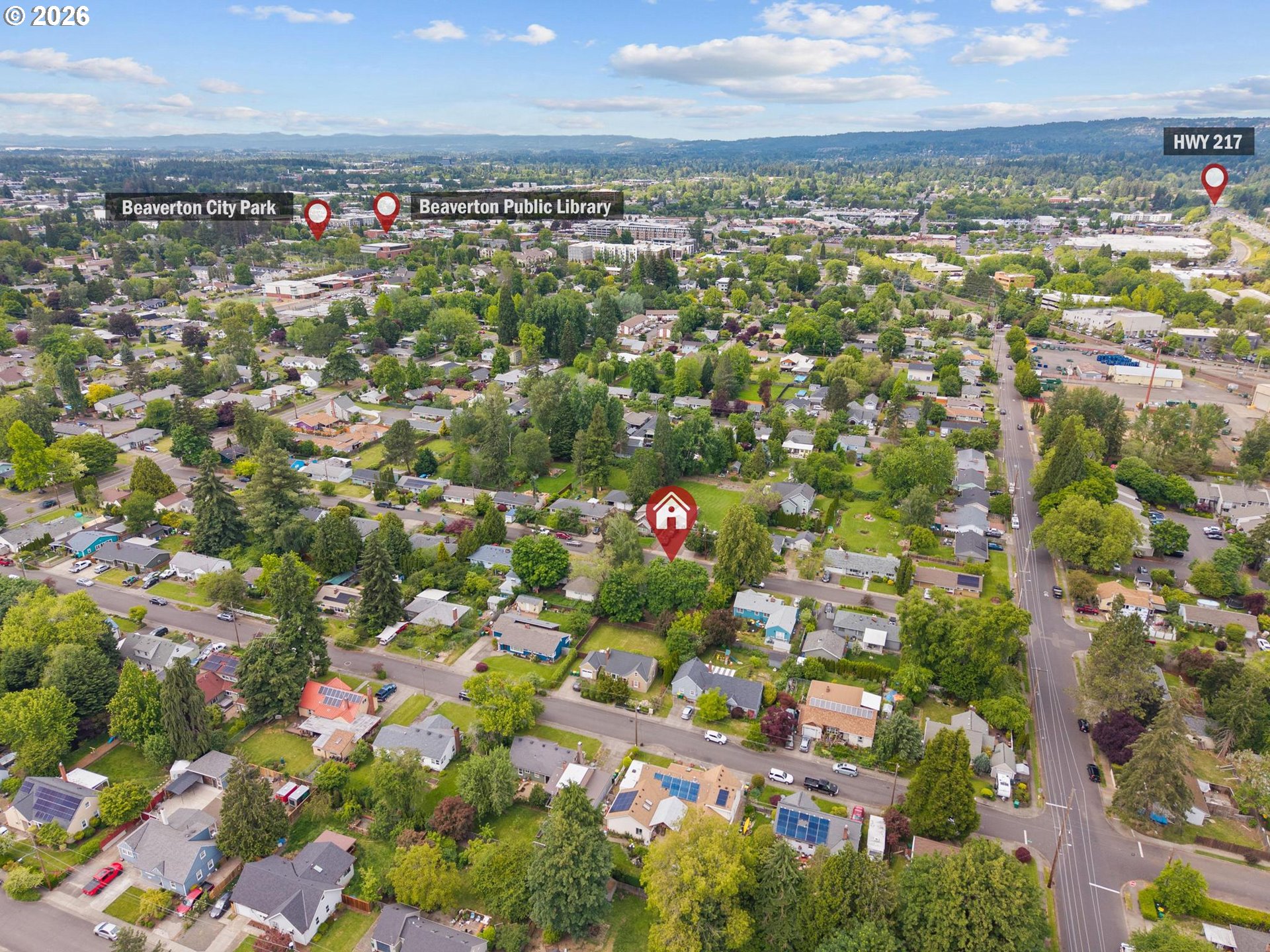 11720 Southwest 11th Street Beaverton, OR 97005 - Photo 31 of 31 Drone View/UAV