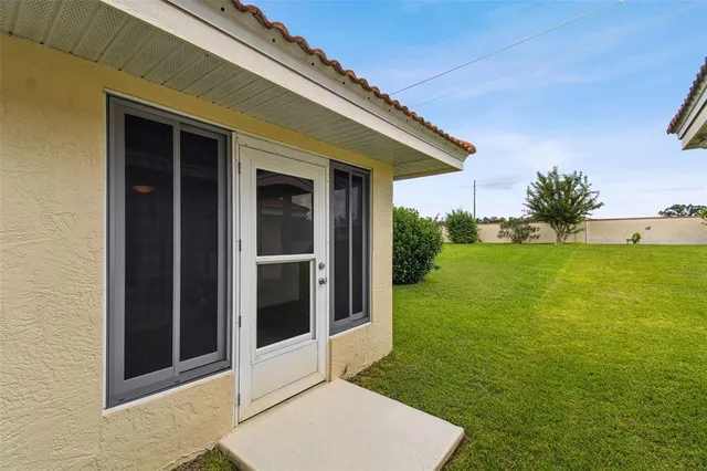 a view front of house with backyard