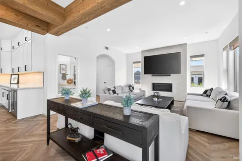 a bedroom with bed and window