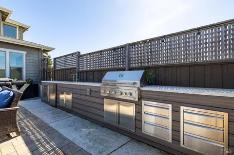 an aerial view of a city with lots of residential buildings