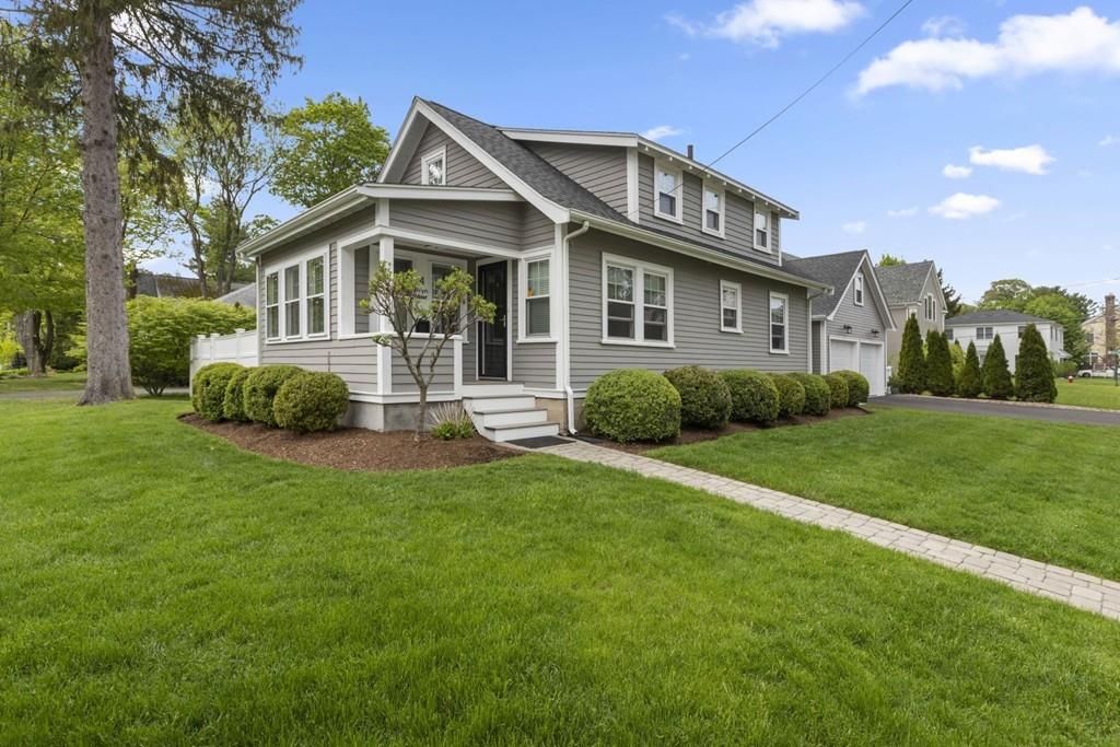 4 Bryn Mawr Road Wellesley, MA 02482 - Photo 1 of 27 a view of a house with a yard