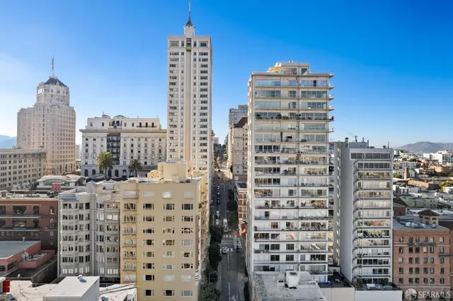 a front view of a building